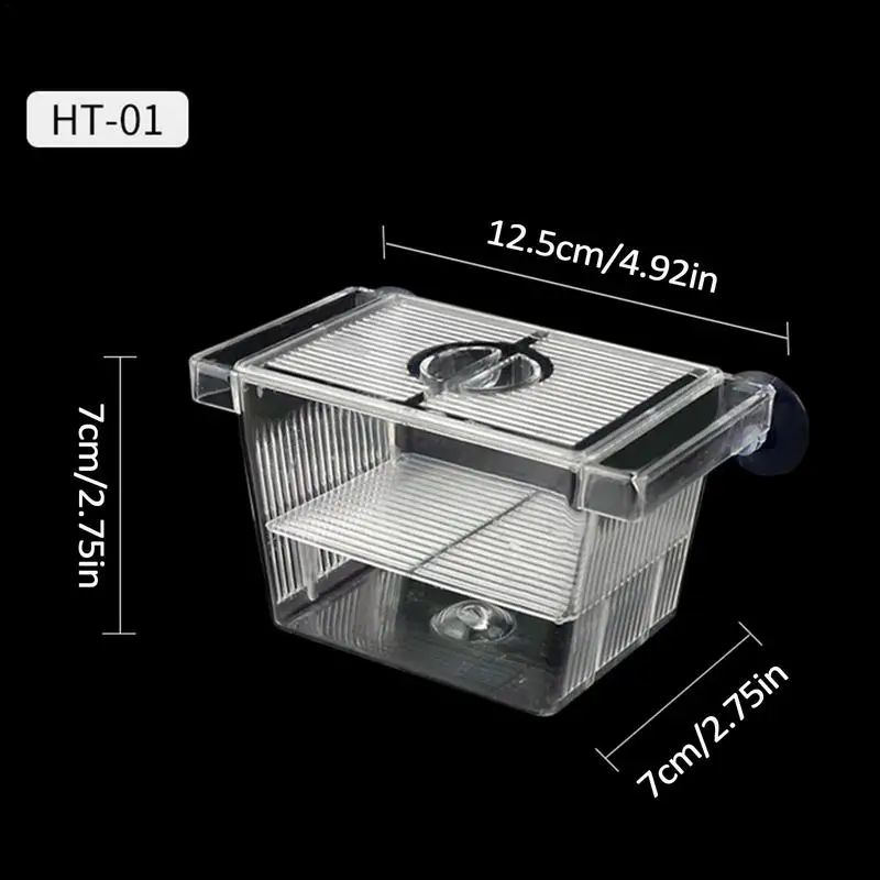 Fish breeding box breeder box for fish tank acrylic hatchery incubator divider nursery