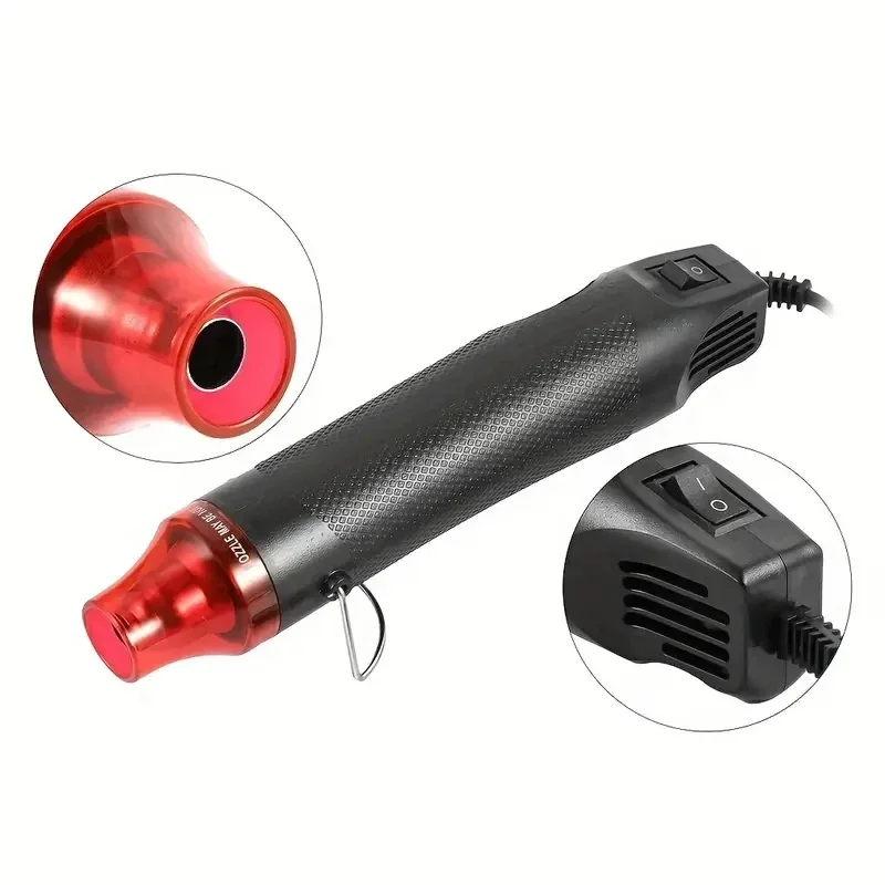 Mini Heat Gun for Epoxy Resin 300W Portable Soldering Temperature Blower Gun DIY Crafts Electric Power Hot Dryer Shrink Heat