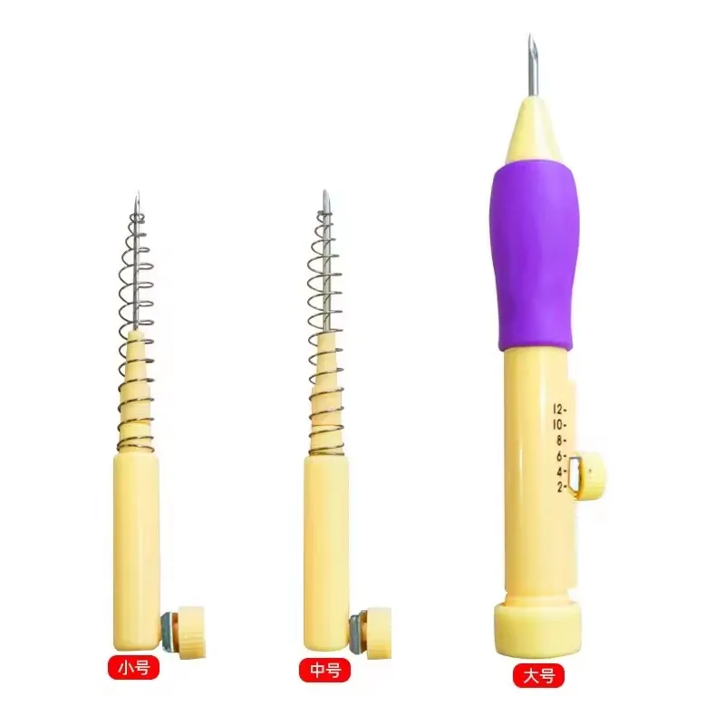 DIY Embroidery Punch Needle Kit Magic Needle Pen Weaving Knitting Sewing Tool Set for Stitching And Crafting - 5