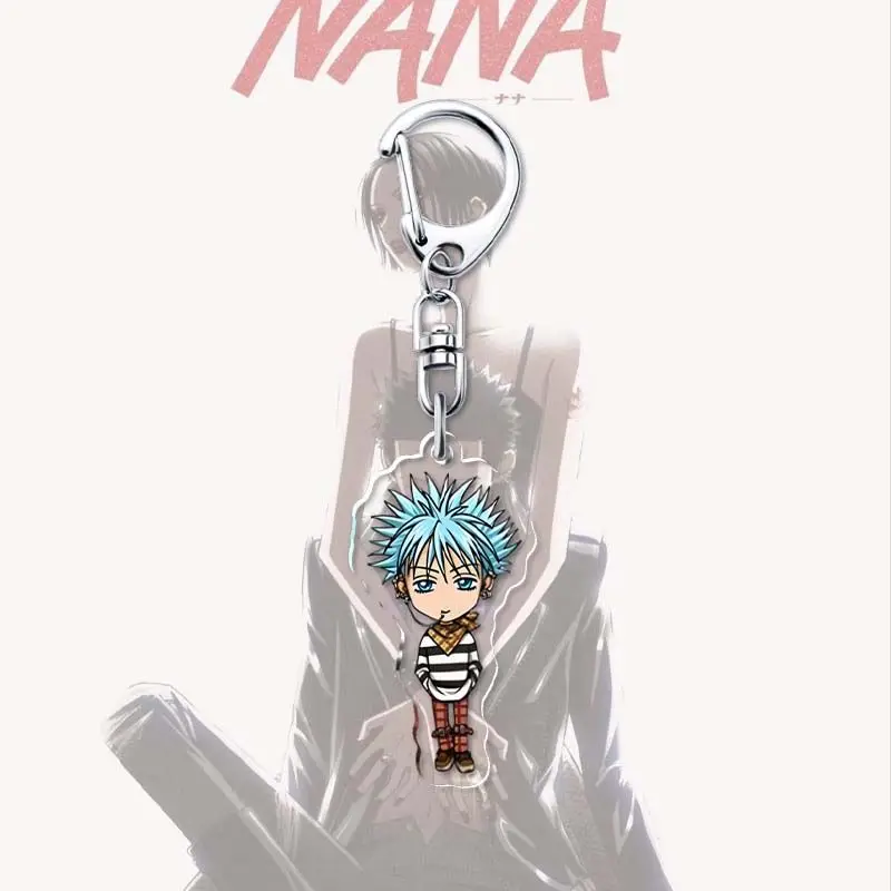 Nana-男性と女性のためのアクリルキーホルダー,ペンダント
