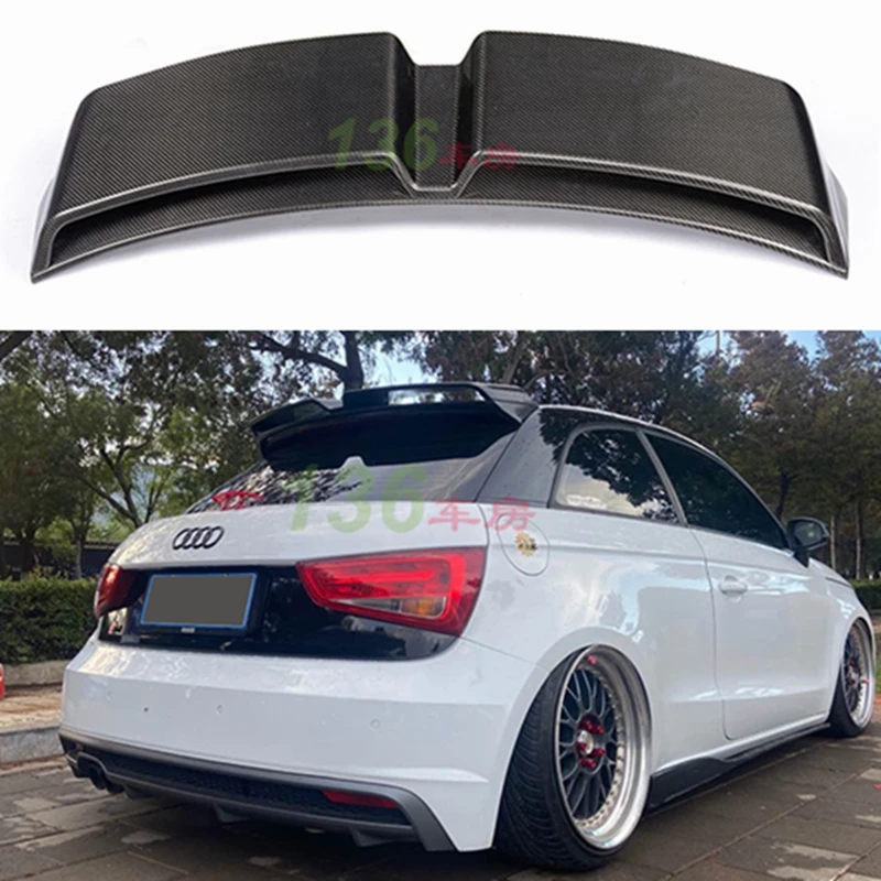Auto Tetto Posteriore Spoiler Ala Per Audi A1 8X Pq25 Hatchback 2 Porte Standard 2010-2014 Tetto Tronco Labbro Ala Spoiler In Fibra Di Carbonio