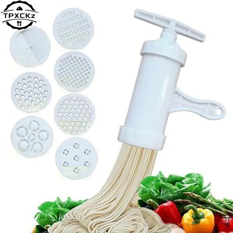 Manual Noodle Maker Sausage Stuffing Machine Homemade Sausage Stuffer Syringe Kitchen Gadgets Manual Meat Injector Tools