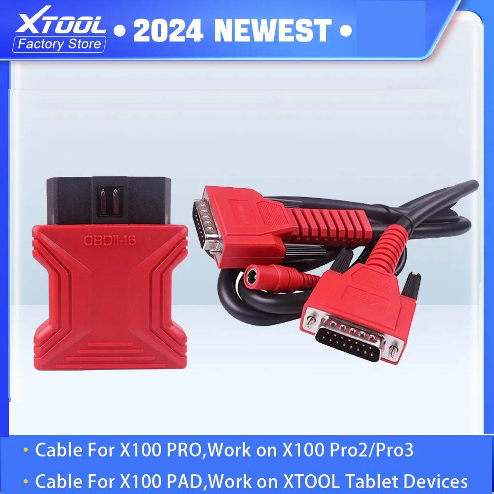 Universial XTOOL OBD2 16PIN Adapter For X100 PAD X100 PRO OBDII Connector For D7/D8/D9/A80PRO/IP608/IP819/X100 PAD3/X100MAX