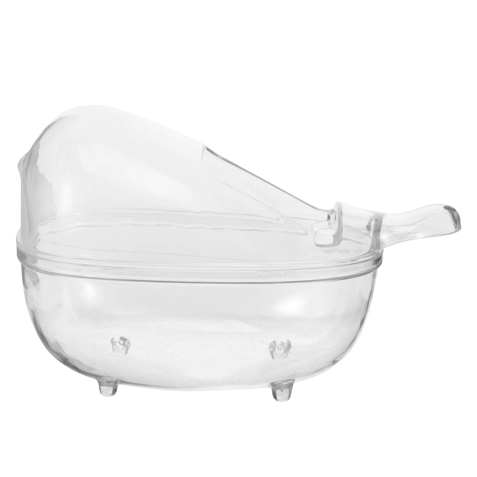 

Hamster Toilet Hamster Sand Bath Box Clear Small Pet Bathroom Rat Toilet Hamster Box