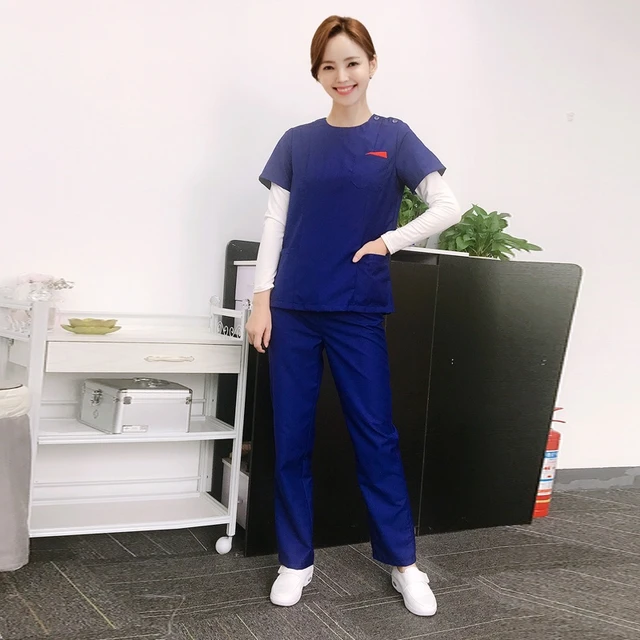 Surgery Clothes Women Dentist Operating Gown Operating Room Wash