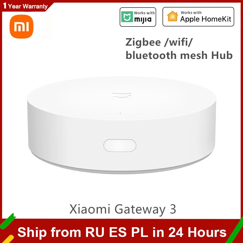 Xiaomi Mijia Gateway 3 Multi-mode Smart Home Hub Voice Control Work ...