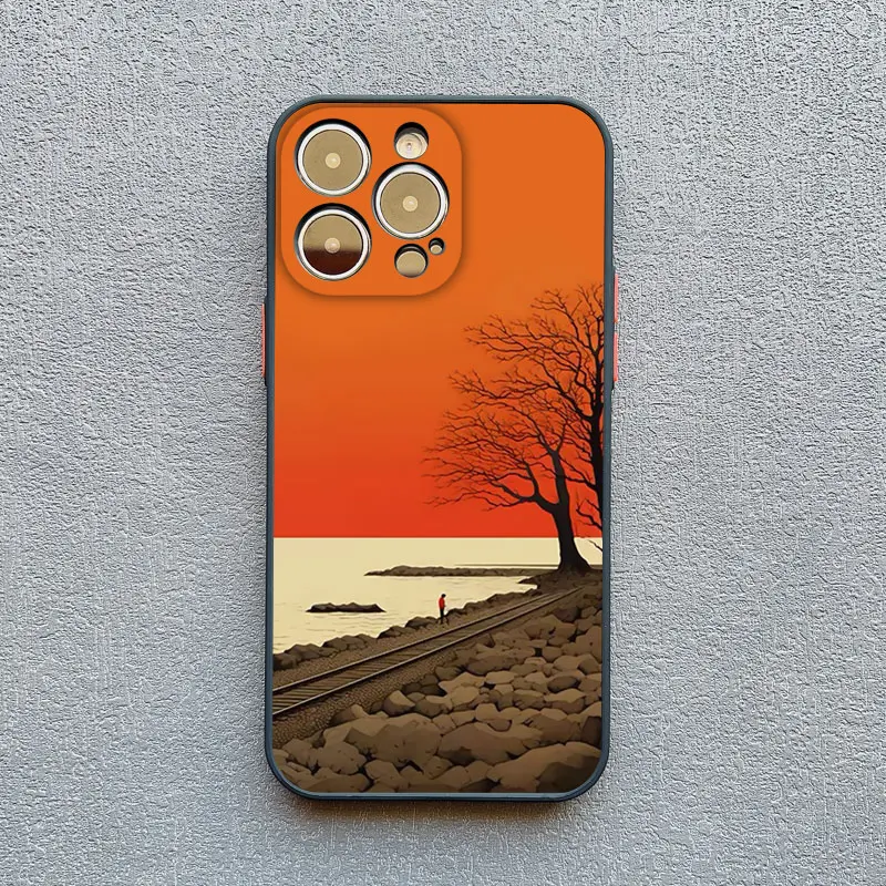 Autumn Maple Leaf Scenery Fall Phone Case