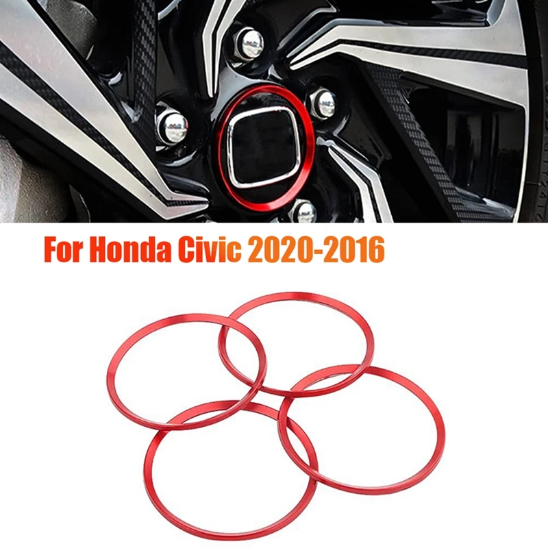 

4 шт., центральные колпачки для колес Honda Civic 2020-2016