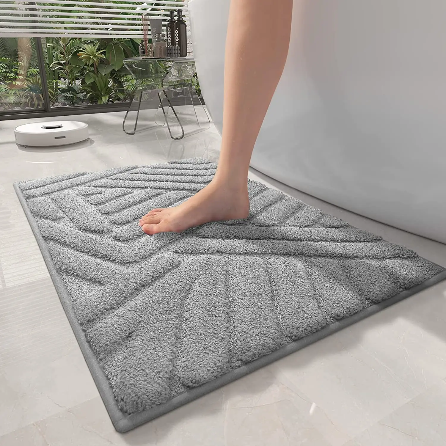 DEXI Non Slip Bathroom Floor Mat Super Absorbent Bath Mat Quick Drying  Bathroom Rug - AliExpress