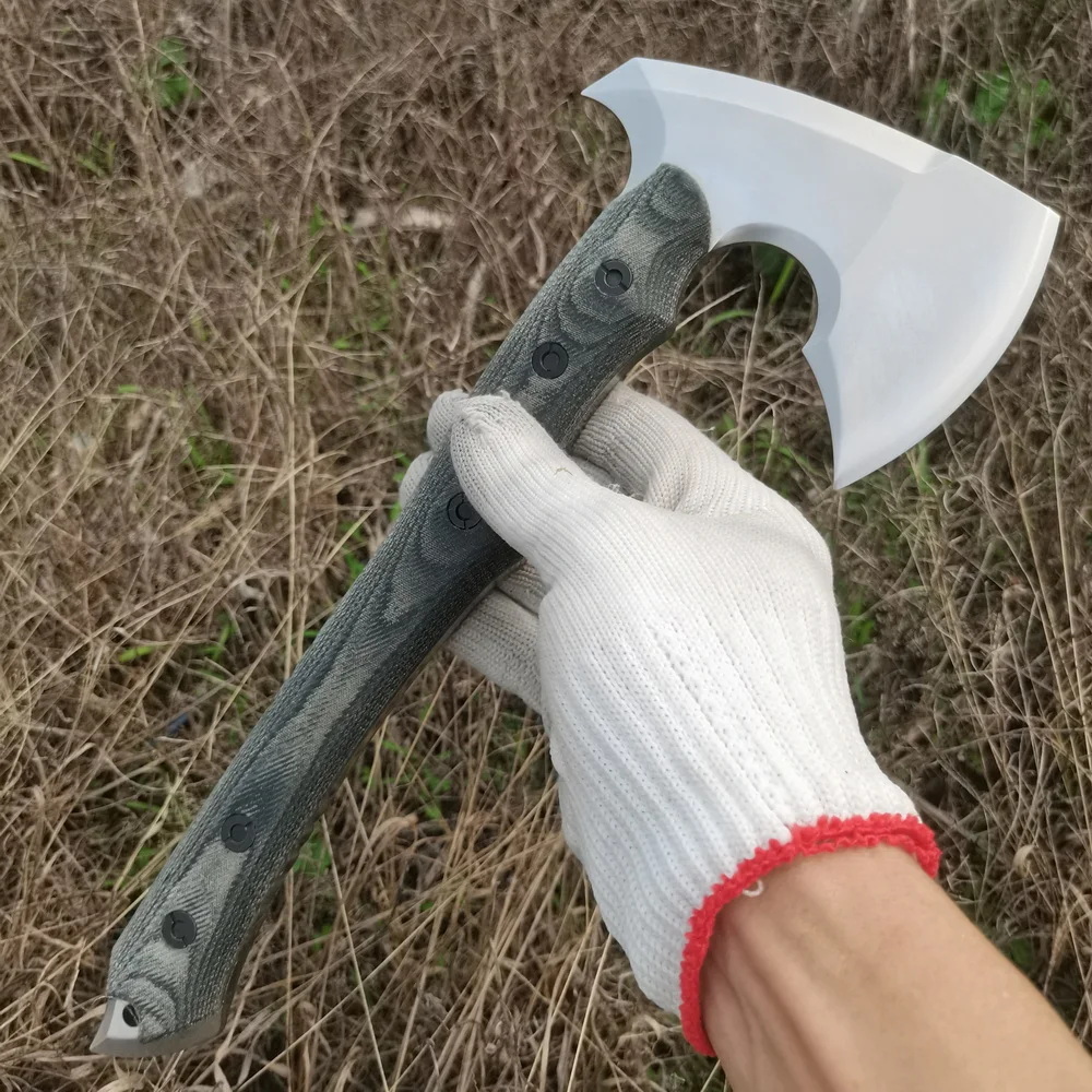 BEKETEN Jiaolong Battle Original Axe linen Handle DC53 Toad Blade Outdoor Camping Hunting Survival Tactical Kitchen EDC Tools 3