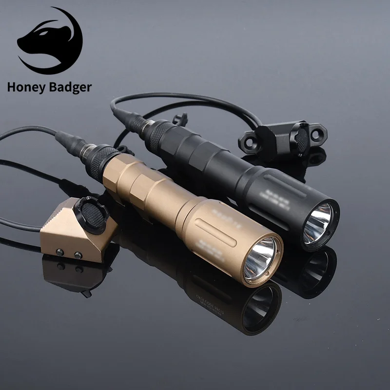 

WADSN SF Surefir Tactical Reconnaissance Switch Flashlight Metal White LED Weapon Hanging Hunting Lamp Accessories Fit 20mm Rail