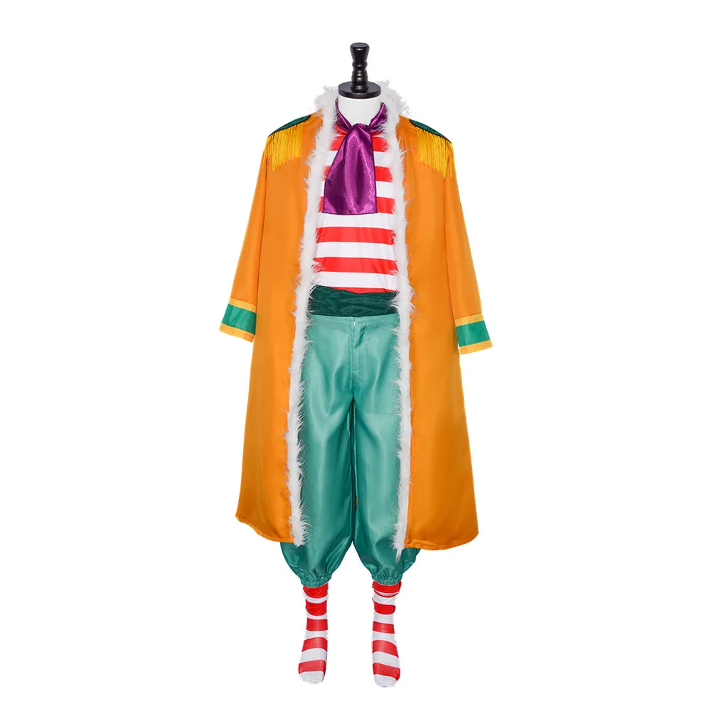 One Piece: Buggy | Orange Cosplay Costume 26 One Piece Buggy Cosplay Costume for Men (Unofficial)