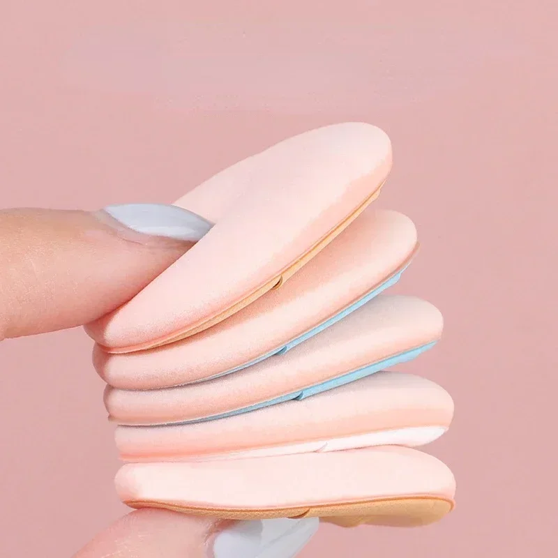 10Pcs Mini Finger Puff Foundation Small Air Cushion Powder Sponge Face Concealer BB Cream Cosmetic Applicator Makeup Tools 3