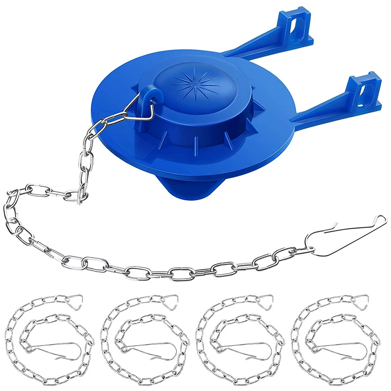 

Toilet Flappers Replacement Universal Rubber Toilet Bowl Flapper With 4 Pieces Flapper Chains Replacement