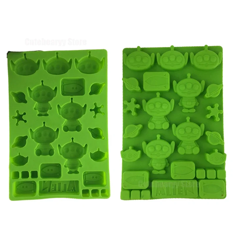 Disney Stitch Chocolate Mold Cartoon Modeling Non-Stick Baking DIY Cookies Cake Jelly Pudding Ice Tray Mold Dessert Making Tools