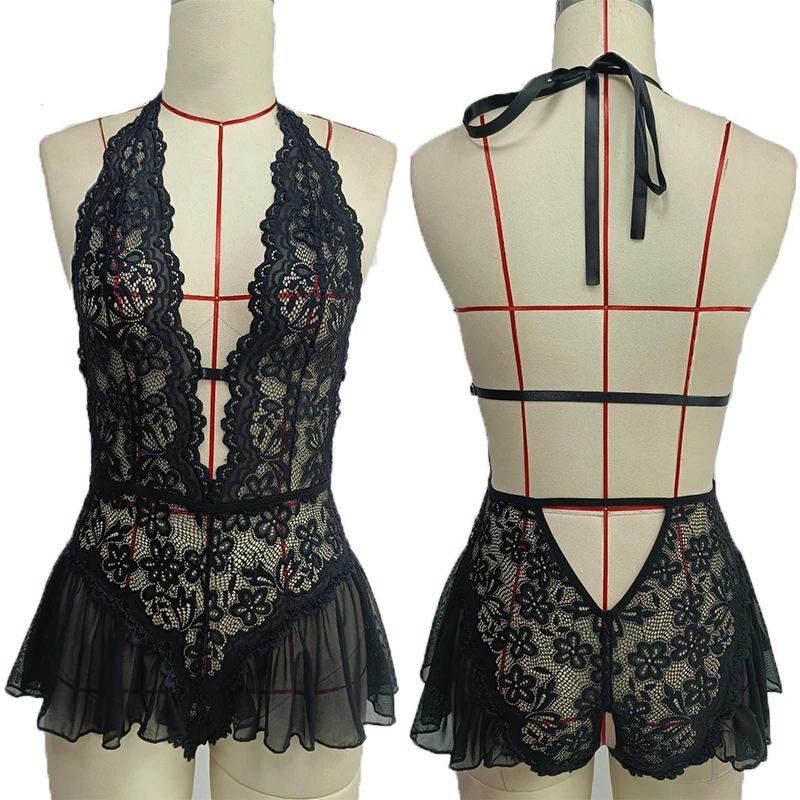 Women Lingerie Women Lingerie Set Women Nightgowns Women Nightdresses Sleeping Dress Deep V Sexy Bras Crotchless Erotic Hot Nightgown Fashion Lingerie Large Size Women Sexy Clothing Night Dress Body Suit