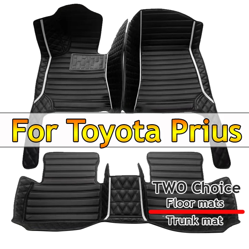 

Автомобильные коврики для Toyota Prius XW30 2010 ~ 2015, автомобильные прочные коврики, кожаные коврики, напольные коврики против грязи, автомобильные аксессуары 2011