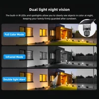Caméra IP solaire à double objectif 12MP, trois écrans, 4G, 6K, webcam de sécurité extérieure, vision nocturne PIR, caméra de surveillance domestique étanche, suivi automatique, alarme et vision nocturne couleur, caméra étanche IP66, caméra de surveillance 4G alimentée par batterie rechargeable 7