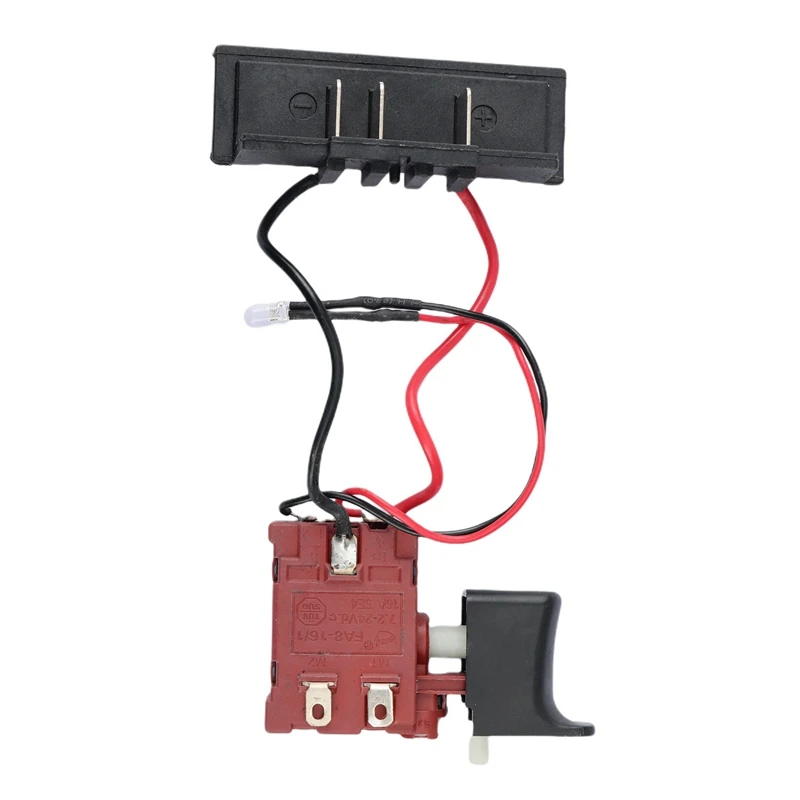 DC18V/21V/24V Lithium Battery Cordless Electric Drill Speed Control Switch With Light Speed