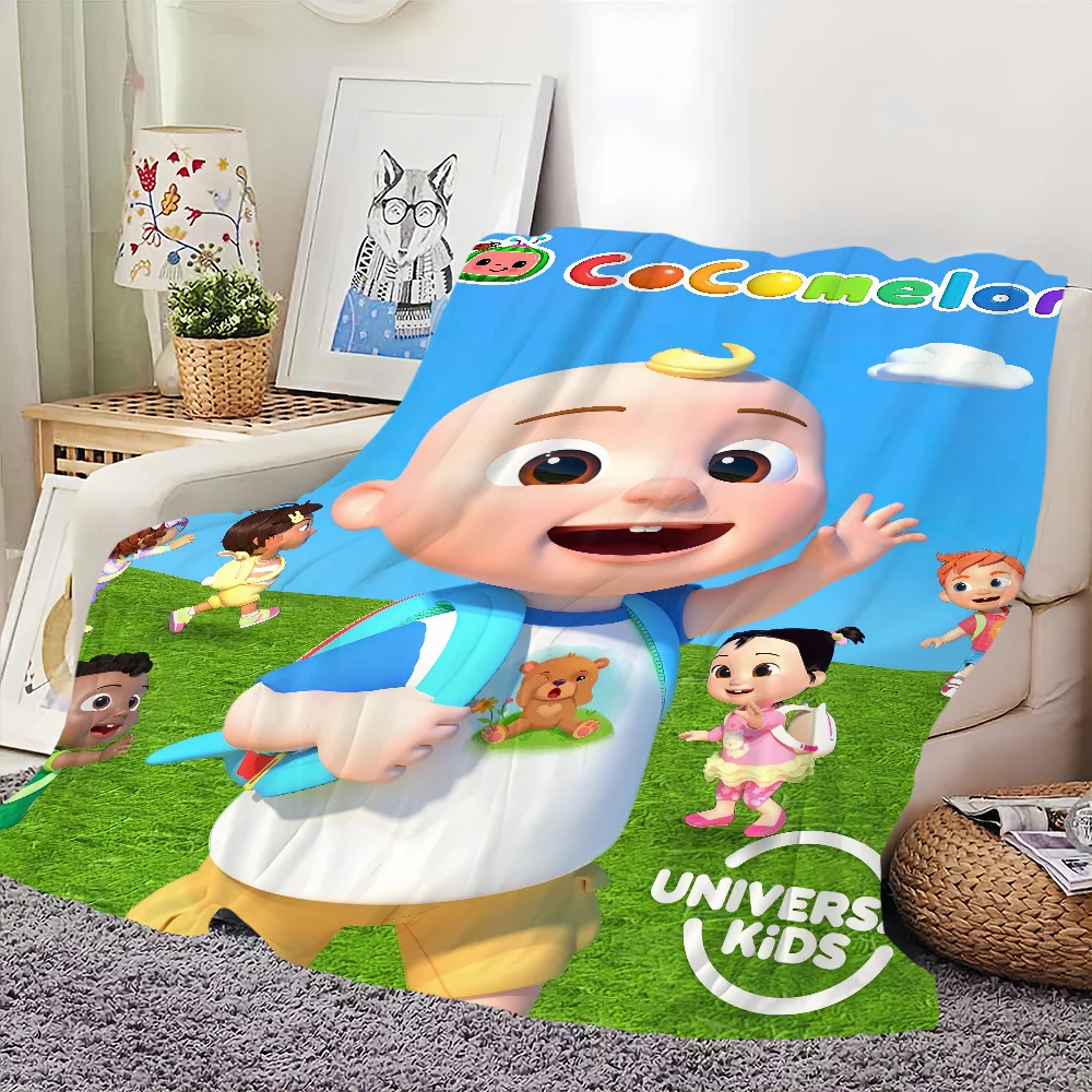 Cartoon Baby C-CoComelonSs Blanket Skin friendly comfort warm soft plush blanket suitable sofa living room office bedroom 3