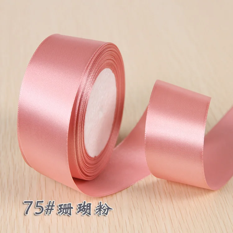 Elegant Silk Satin Ribbon - 25 Yard Roll for Weddings, Parties, and Holiday Decorations