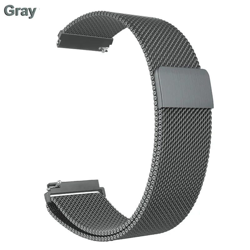 Magnetic Loop Watch Strap with TPU Case and Screen Protector - 20mm