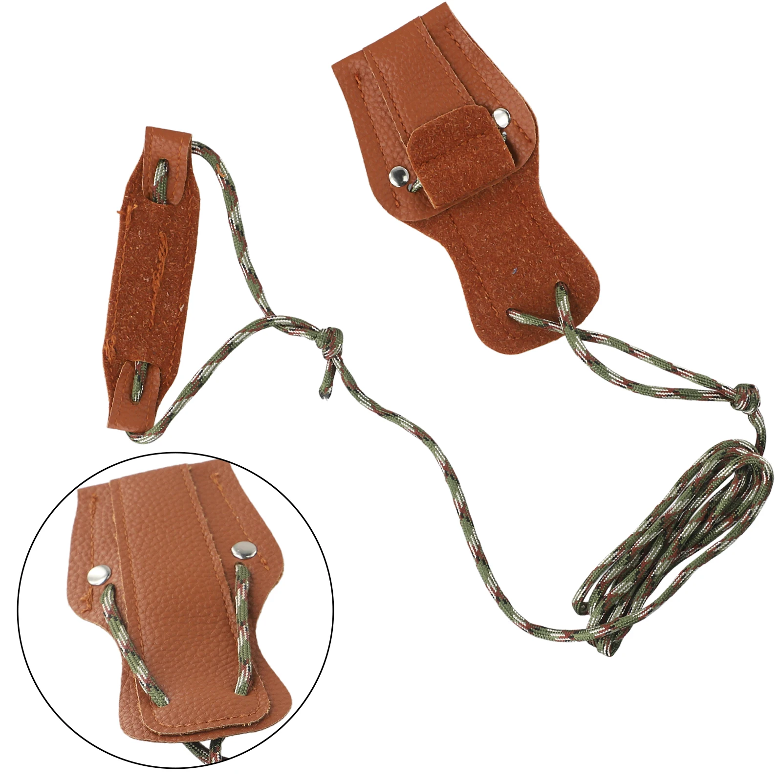 

Archery Leather Bow Stringer Rope Install Tool Recurve Bow Longbow Bowstringer Recurve Bow And Longbow Accessories