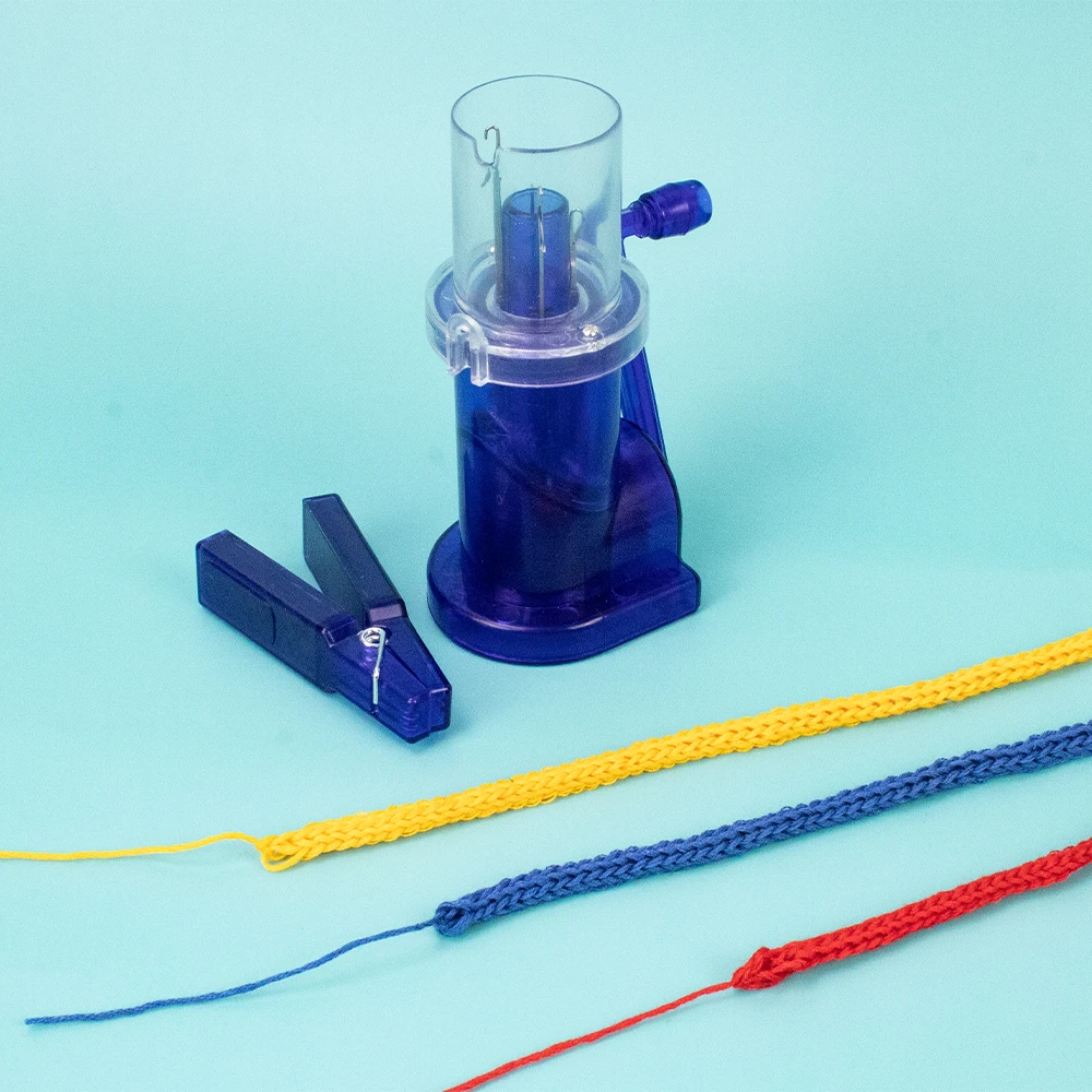 PortableHandKnittingMachineEmbellishmentKnitLoomwithHandCrank