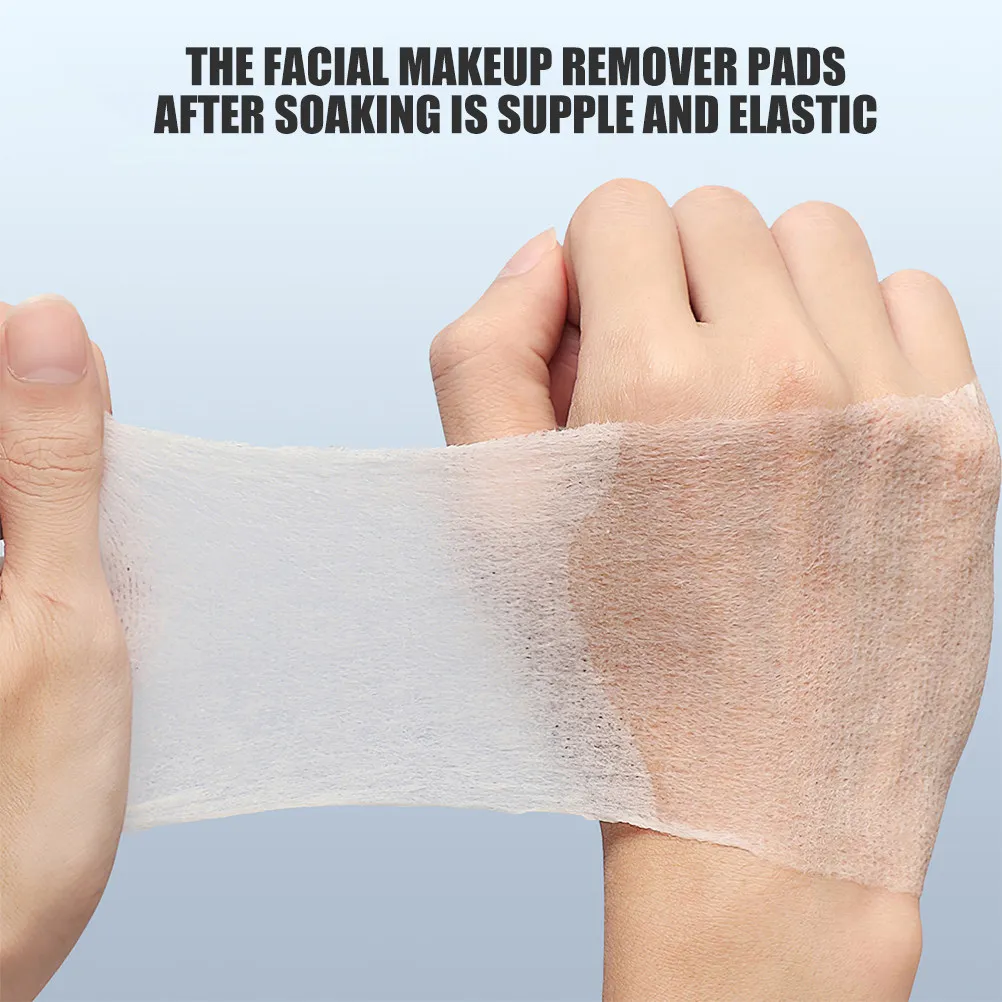 240Pcs 메이크업 코튼 패드 직사각형 부드럽고 두꺼운 각질 제거 페이스 클렌징 패드 메이크업 리무버 물티슈 코튼 와이프