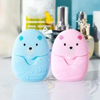 50pcs/box Gentle Water-Soluble Paper Soap Sheets - Deep Cleansing, Moisturizing, and Non-Irritating for Sensitive Skin 1
