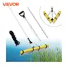 VEVOR Landscape Rake 36" Head Aluminum Landscape Rake Lake Weed Rake with Adjustable Extension Handle for Weeding Lake Garden 1