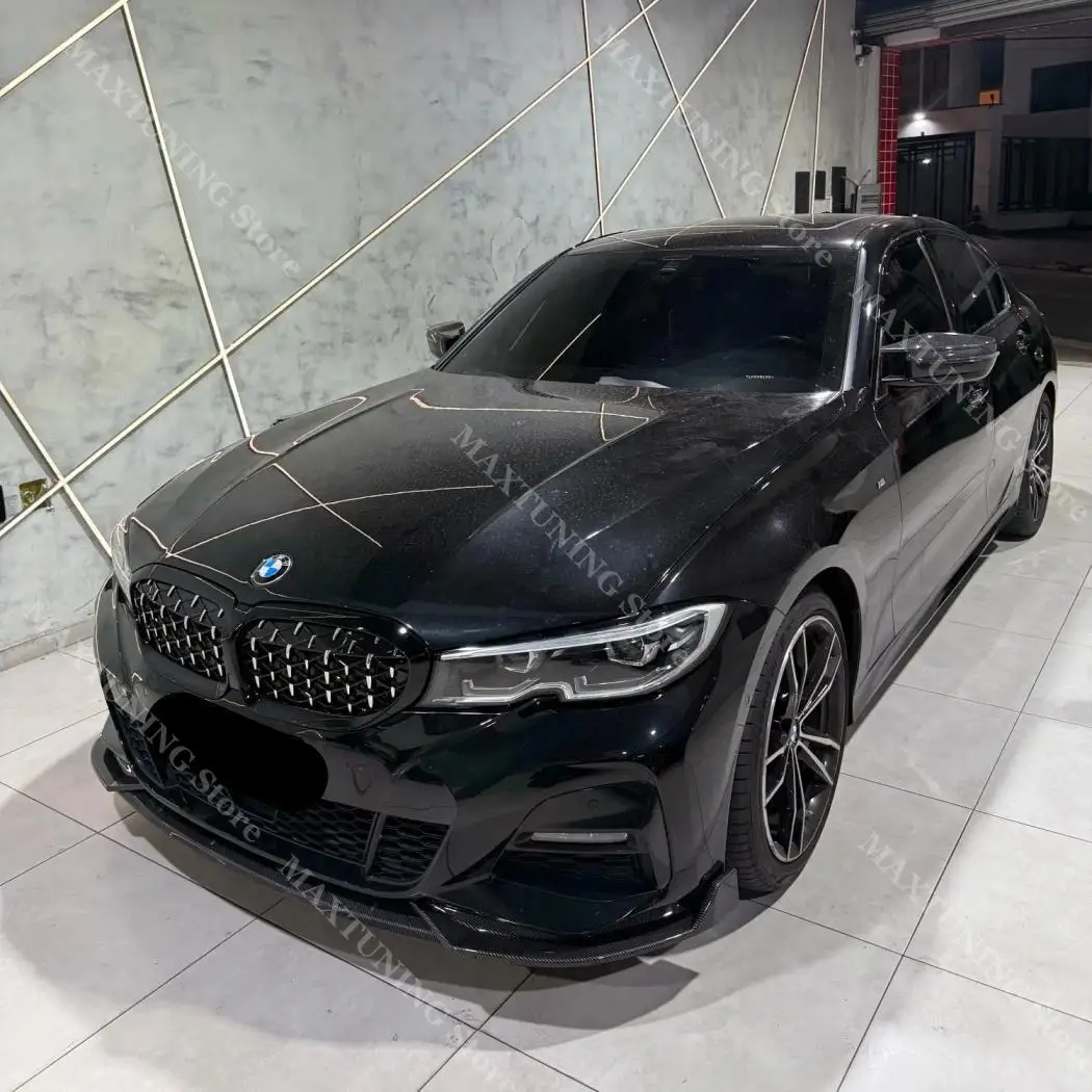 BMW 3 시리즈 G20 G21 G28 2019-2022용 프론트 범퍼 립 스포일러 스플리터 디퓨저 커버 카나드 트렁크 튜닝 M 스포츠 바디 키트