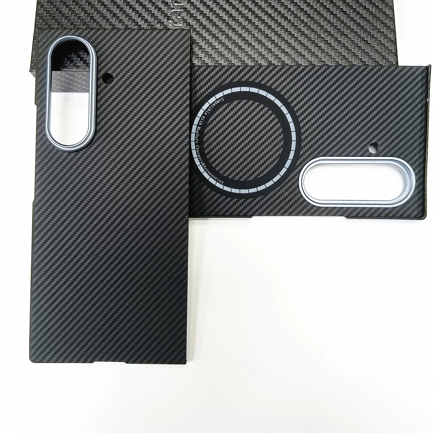 Premium Ultra Thin Aramid Carbon Fiber Shockproof Back Cover