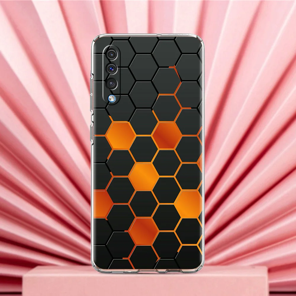 Honeycomb Pattern Phone Case - Stylish Protection Cover