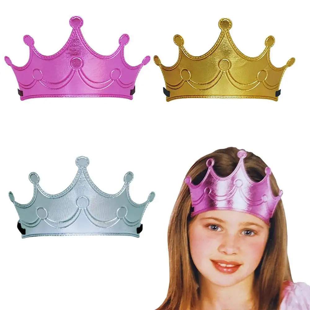 Geburtstagskronen für Klassenzimmer-Cosplay König- und Königinnenkrone mit Elastikband Wiederverwendbare Kinder-Haaraccessoires für den Kindergarten – Detail 4