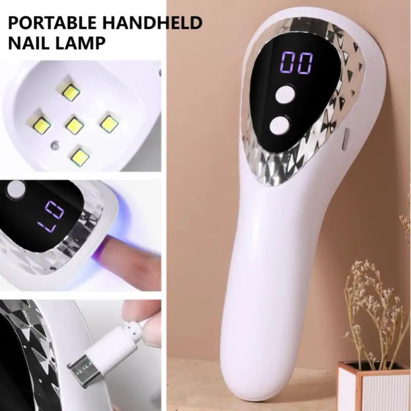 휴대용 UV LED 손톱 건조 램프, 충전식 미니 매니큐어 램프, 젤 네일용 네일 드라이어, 휴대용 네일 아트 도구