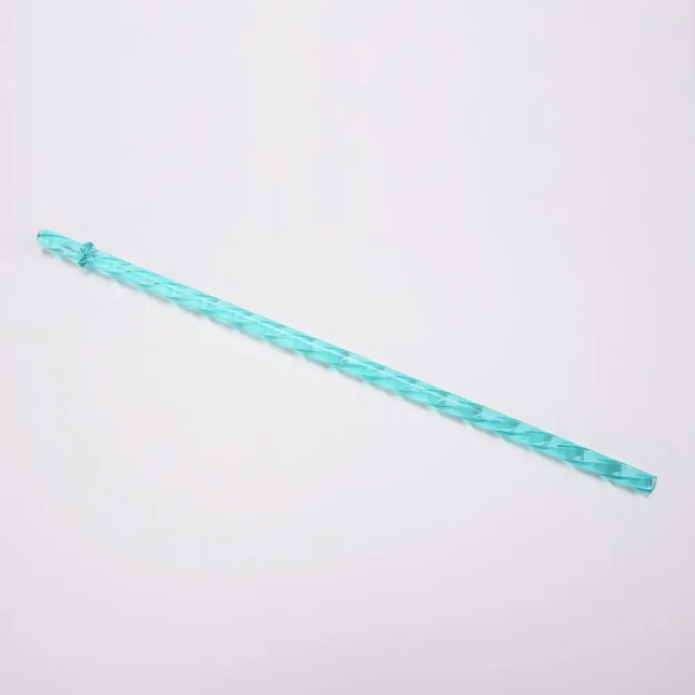Eco-Friendly Multi-Color Reusable Straws with Clasps - Large Diameter, Perfect