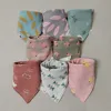 8 Pieces Baby Bibs Bandana Triangle Cotton Soft Infant Feeding Burp Cloth Newborn Teething Slaiva Towel Boy Girl Accessories 5