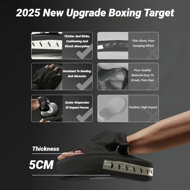 Muay Thai Training Kit - Punching Gloves & Kick Pads Set for Karate/Sanda, Adult & Youth Multi-Sport Equipment with Target Pads