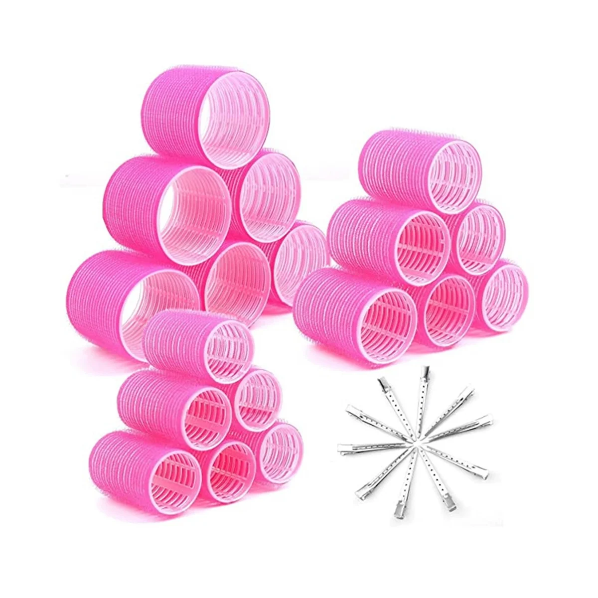 Self-Grabbing Hair Curler Suitable for Long, Medium and Thin Hairdressing Tools Multi-Layer Hair Curler Roller Set
