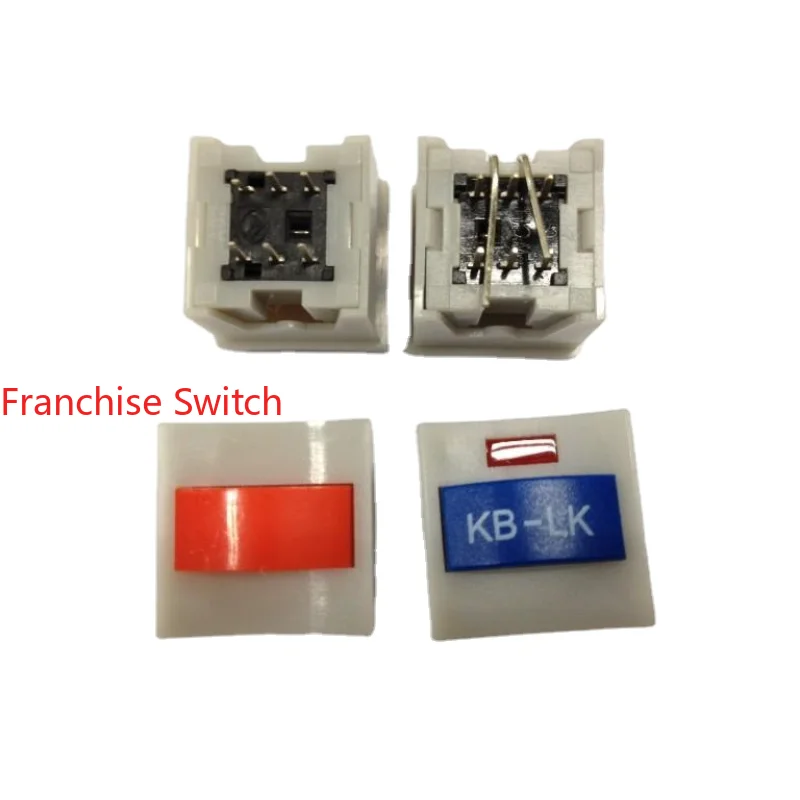 

10PCS High Quality Square With Light And Lock Button Switch, Self-locking Switch In Stock