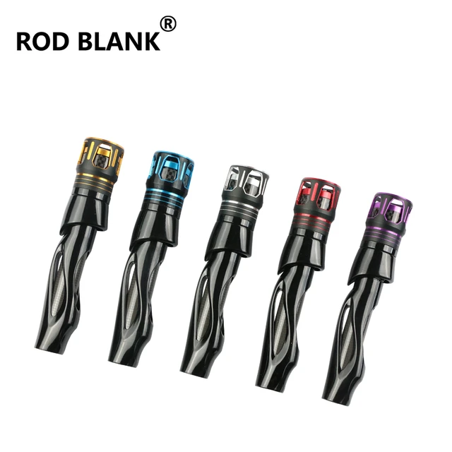 Rod Blank 1 Set Spinning Reel Seat Aluminum Cap Fishing Rod