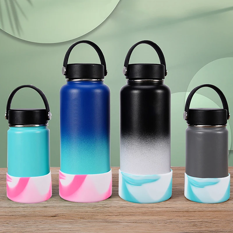 Silicone Boot for Hydro Flask 32 40 oz Water Bottle BPA Free Anti-Slip  Bottom Sleeve Cover for Stanley 40oz Tumbler with Handle - AliExpress