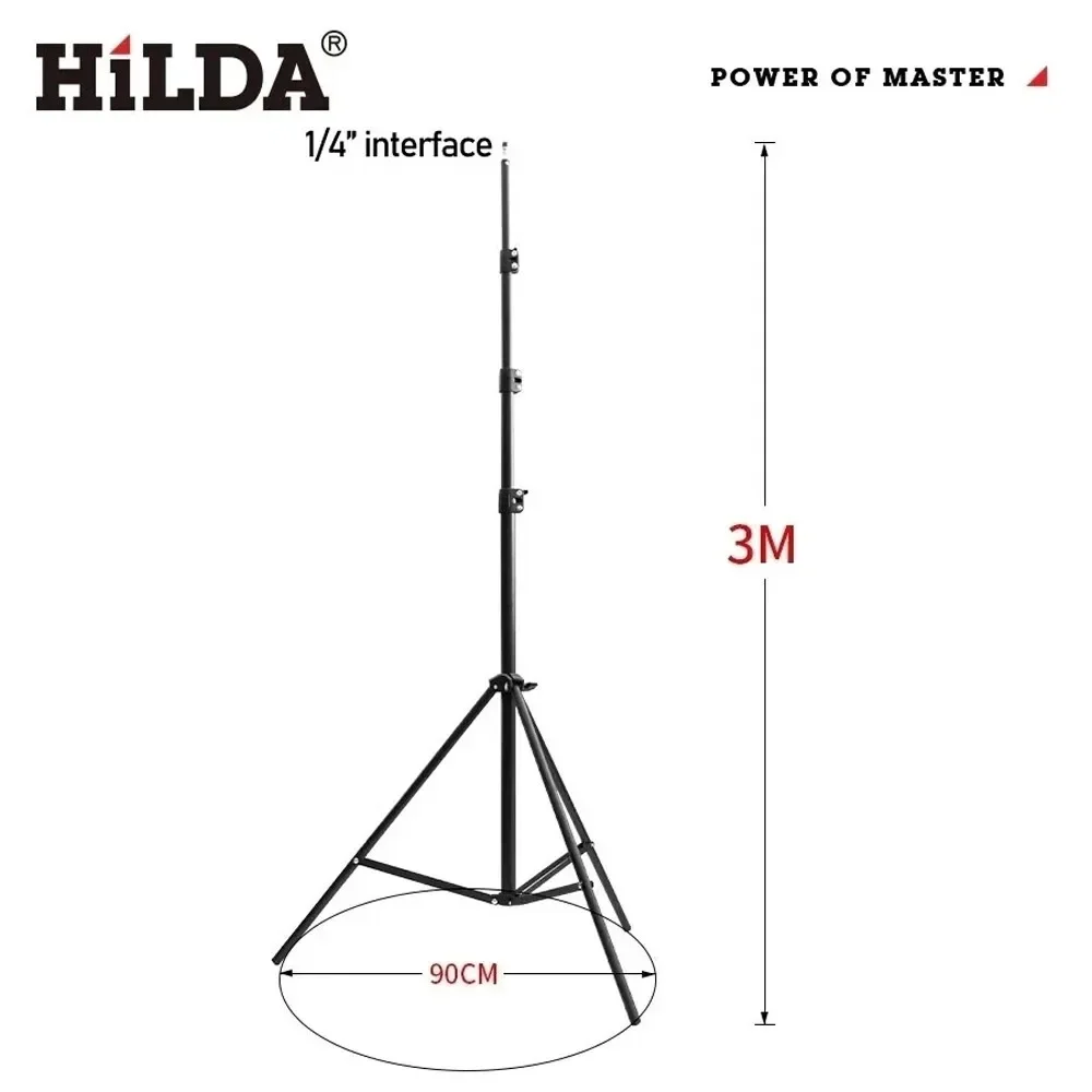 Laser Level Tripod Adjustable Height Thicken Aluminum Stand For Self Leveling 1.2M/1.5M/3M