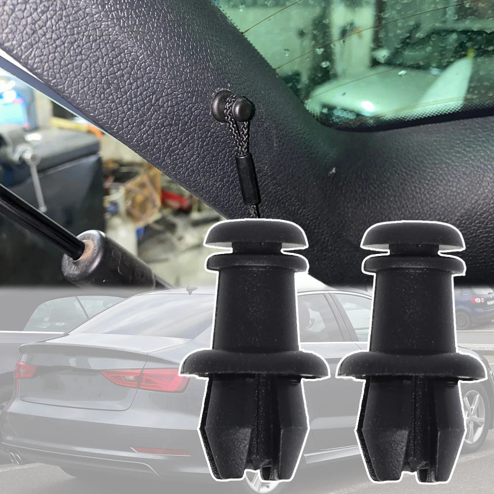 Per Audi A3 8V/8P 2003 2004 2005 2006 2007 - 2020 Car Parcel Shelf String Holder Rivet Hanger Posteriore Trunk Cargo Clips Sostituzione