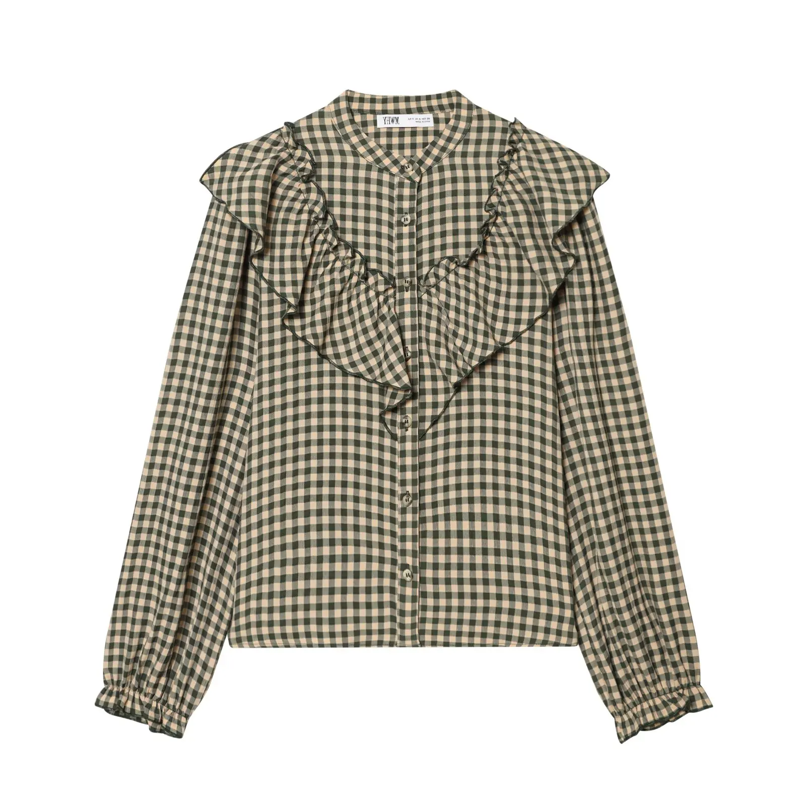 Chic Fashion Simple Style Shirts For Women 2025 New Fashion Long Sleeve Women's Casual Loose Plaid Shirt And Blouse Woman Tops