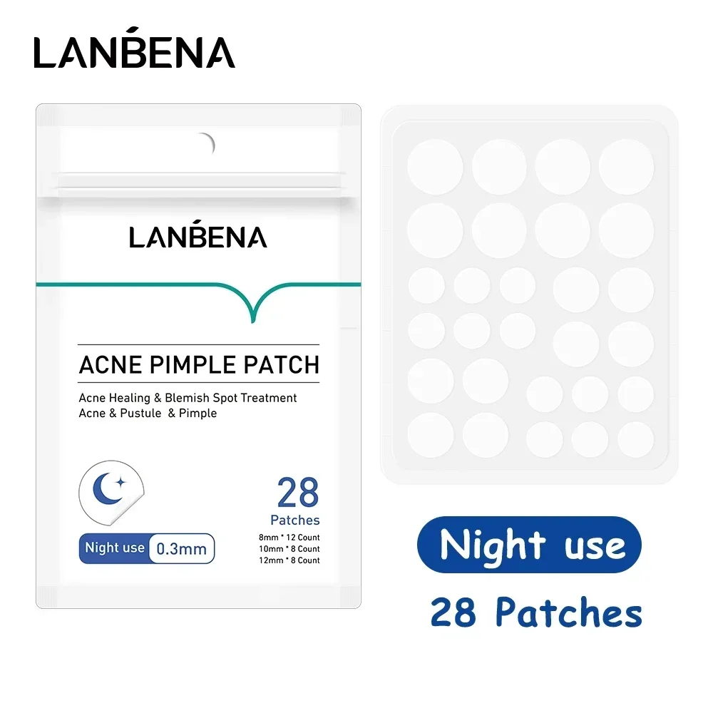 LANBENA Patch per brufoli per l'acne 25 pezzi Uso quotidiano Adesivi invisibili per l'acne Trattamento delle imperfezioni Trucco correttore per l'acne - immagine 3