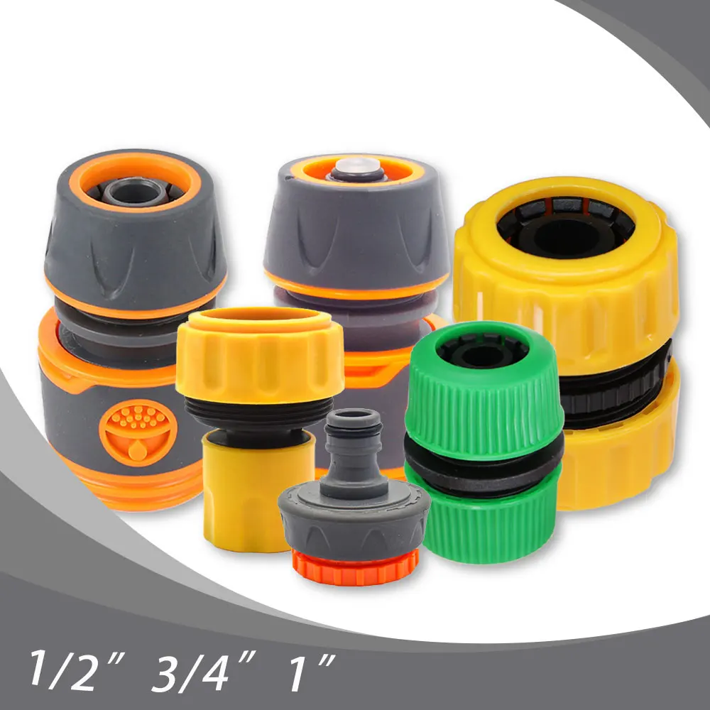 Garden Hose Connector Quick Connectors Repair Damaged Leaky Water Tubeing Adapter PE Pipe Fitting Irrigation Tube Joints