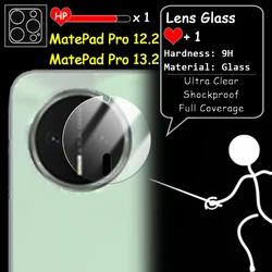 Ultra Clear Slim Back Camera Lens Cover - 2.5D 9H Tempered Glass Protector for 2 Pack (Pad Pro 12.2 2025)