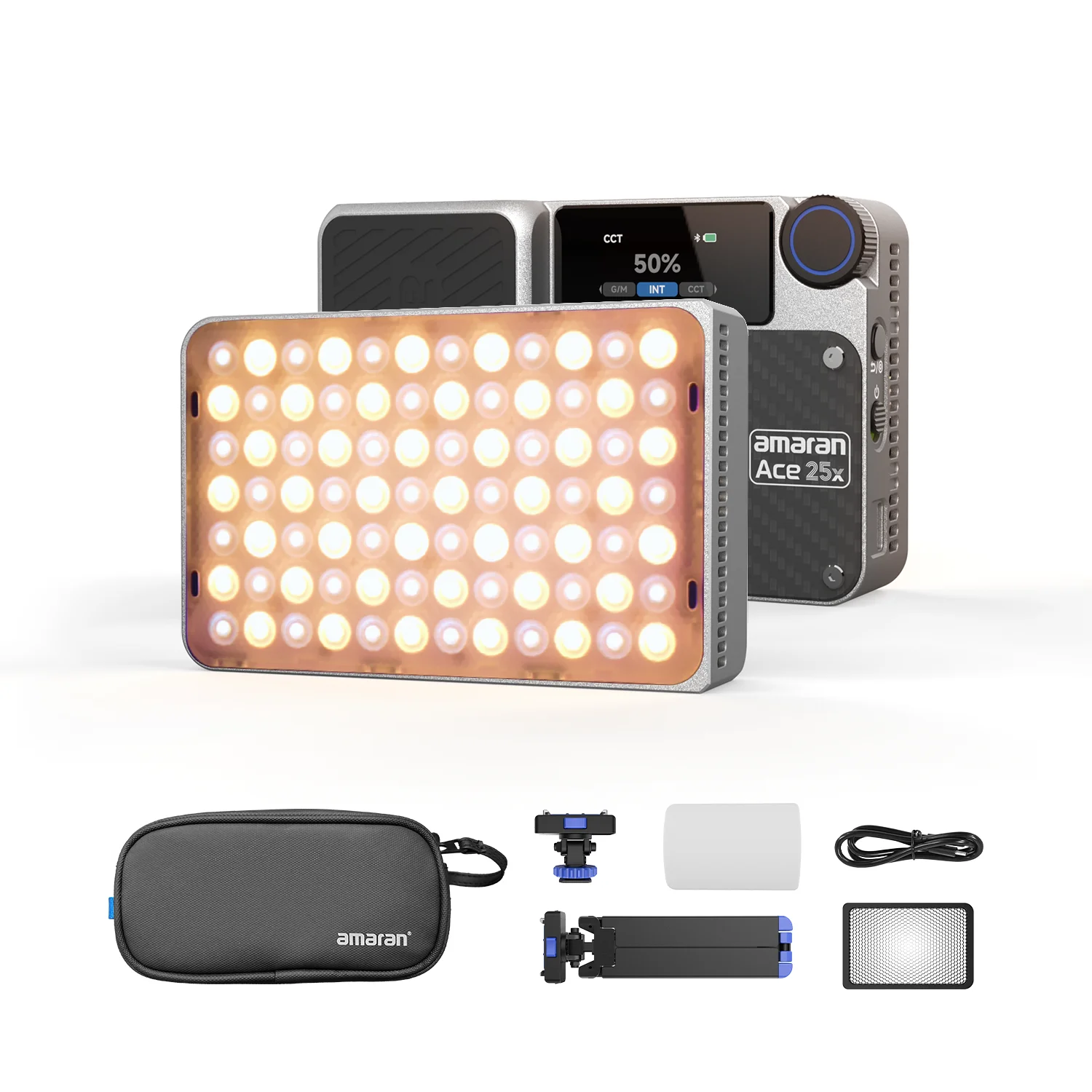 amaran Ace 25x kit Portable Dual-Color Mini On-camera Light 2700